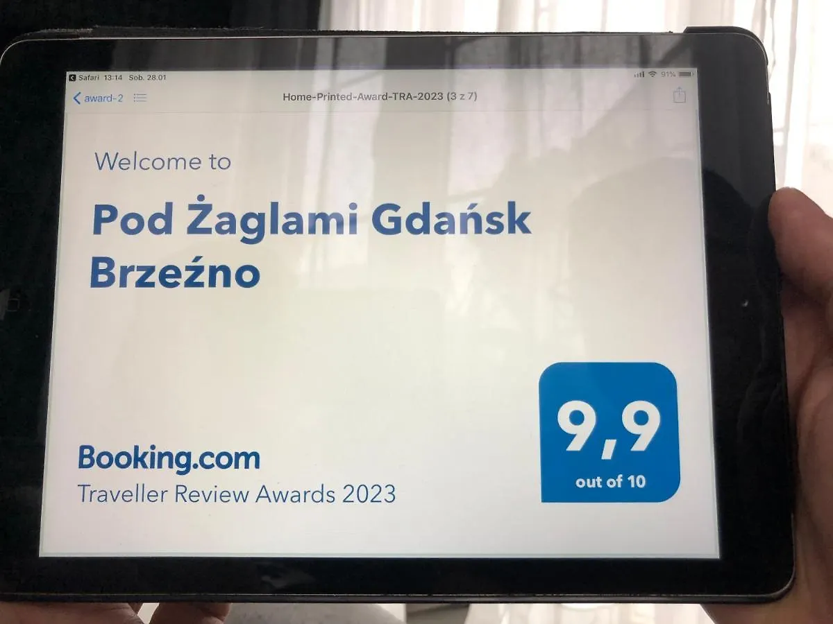 Apartament Pod Żaglami Gdańsk Brzeźno 0*,